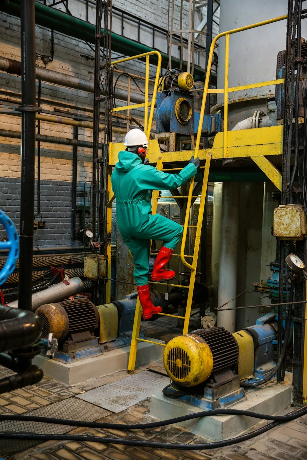 Refinery: Process units and pipe racks